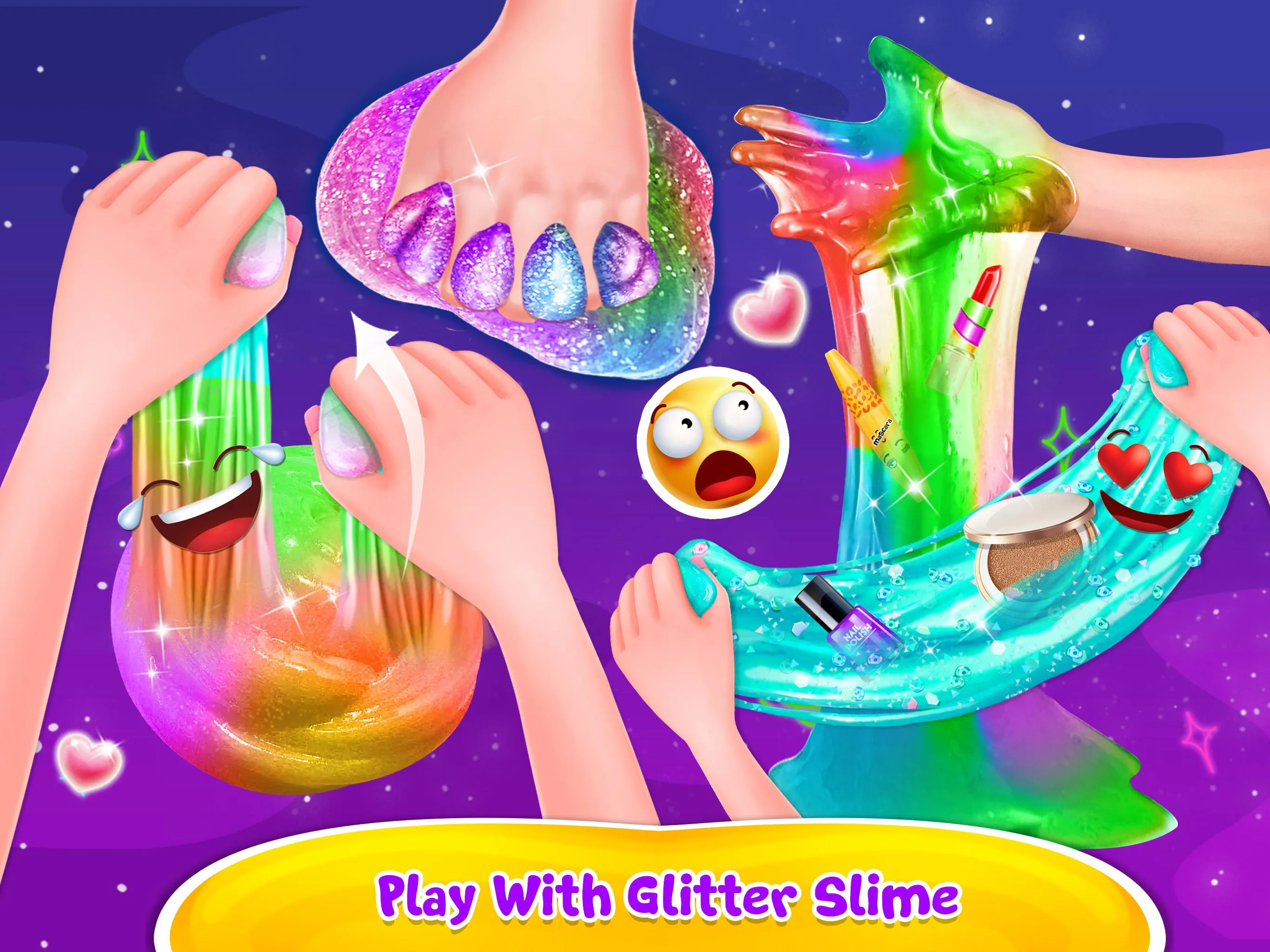 Make-up Slime - Glitter Slime | Indus Appstore | Screenshot