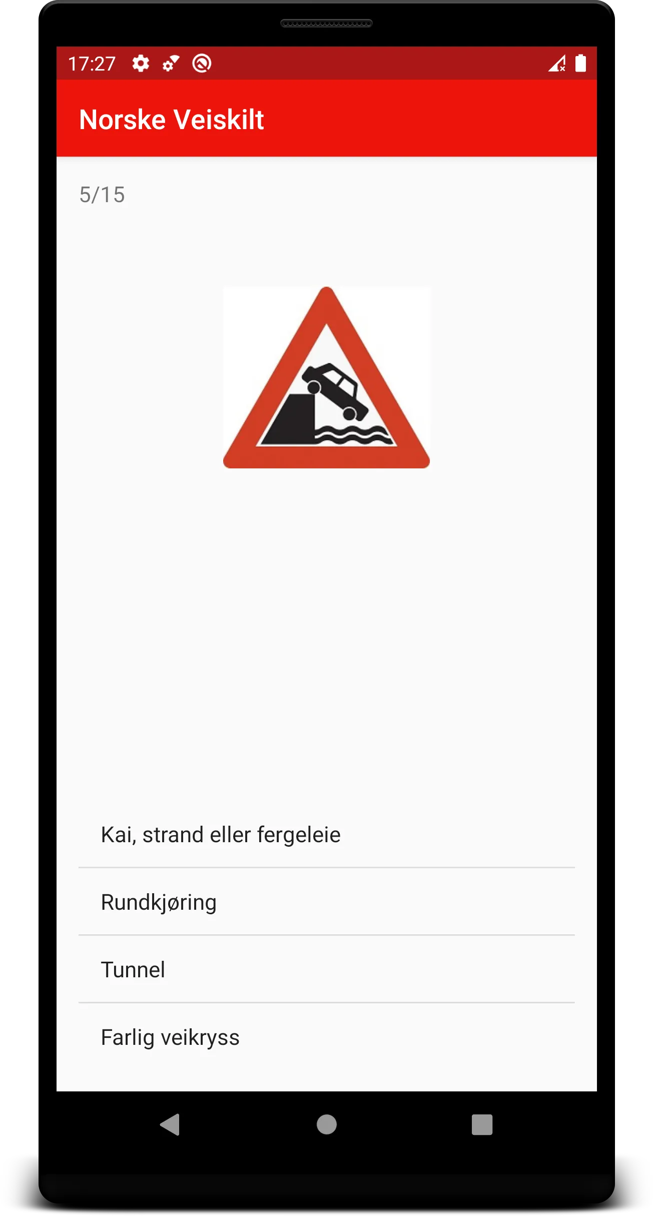 Norwegian Traffic Signs | Indus Appstore | Screenshot