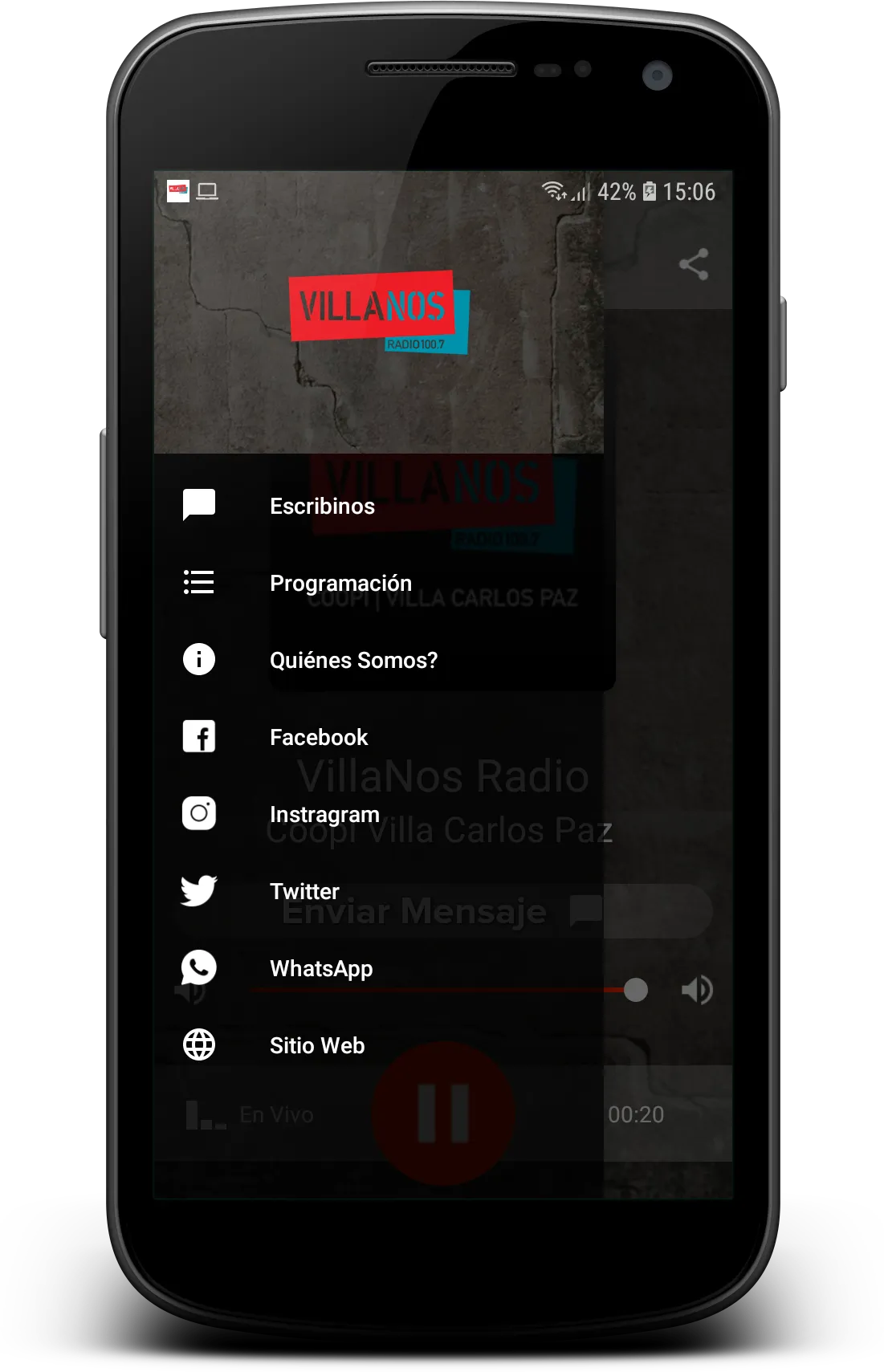 VillaNos Radio | Indus Appstore | Screenshot