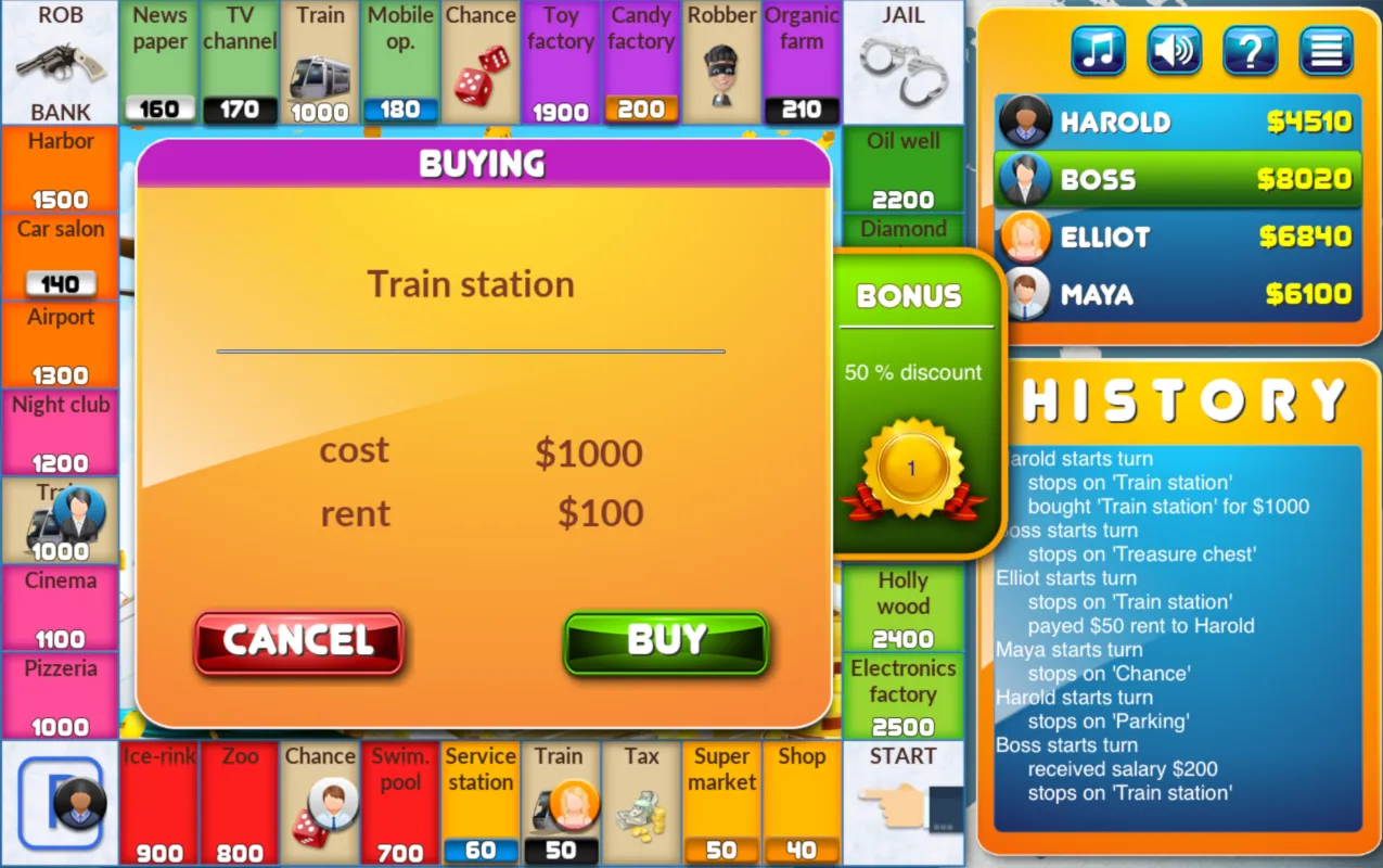 CrazyPoly - Business Dice Game | Indus Appstore | Screenshot