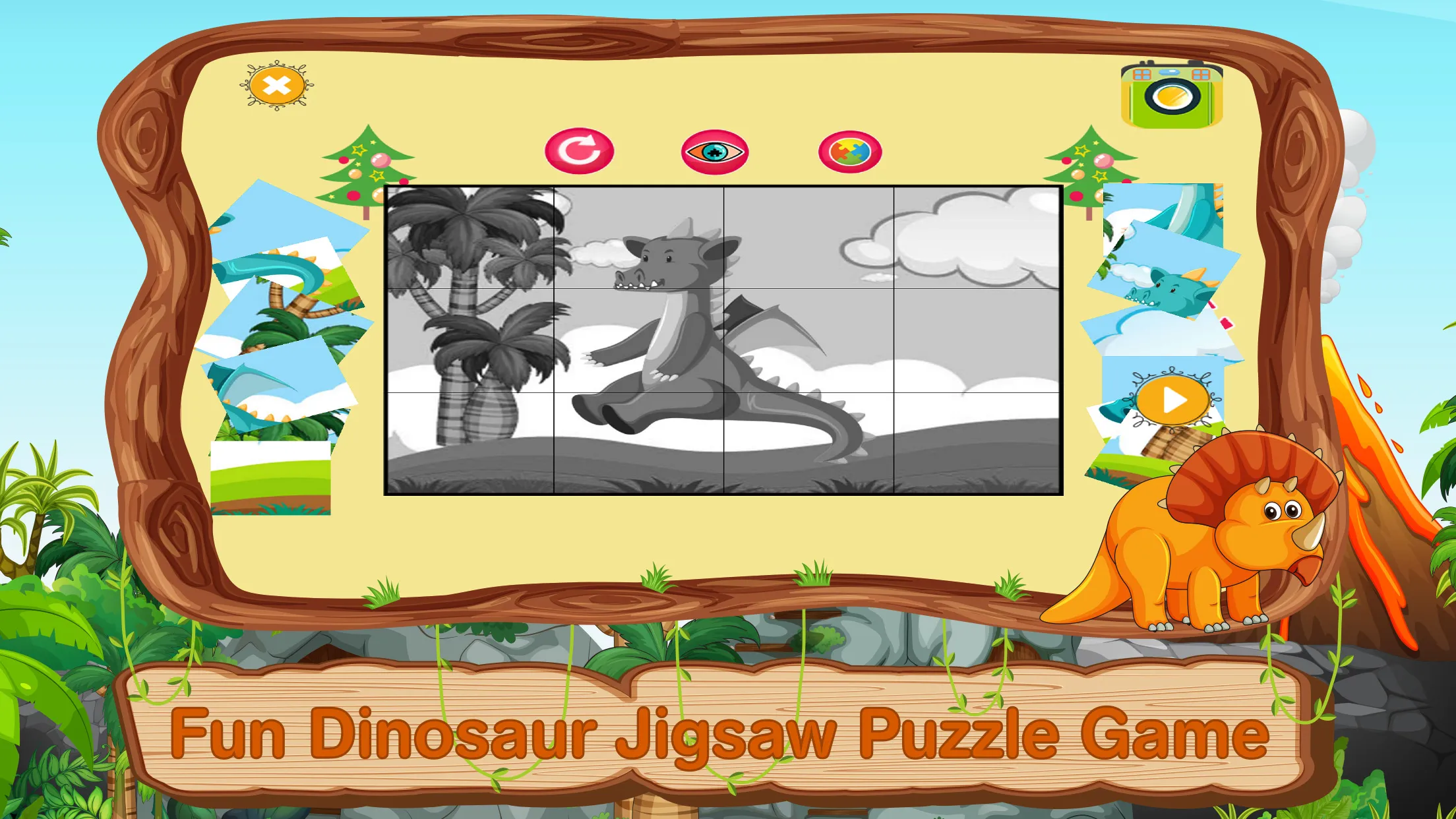 Dinosaur Coloring Games Puzzle | Indus Appstore | Screenshot