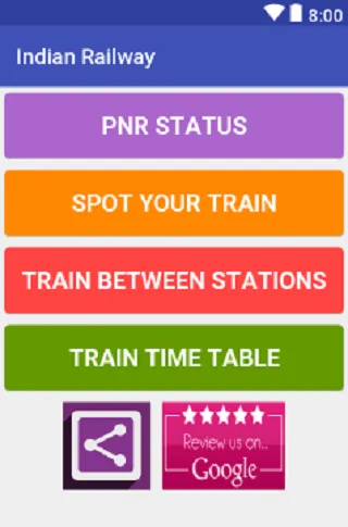 Indian Rail Train Enquiry - In | Indus Appstore | Screenshot