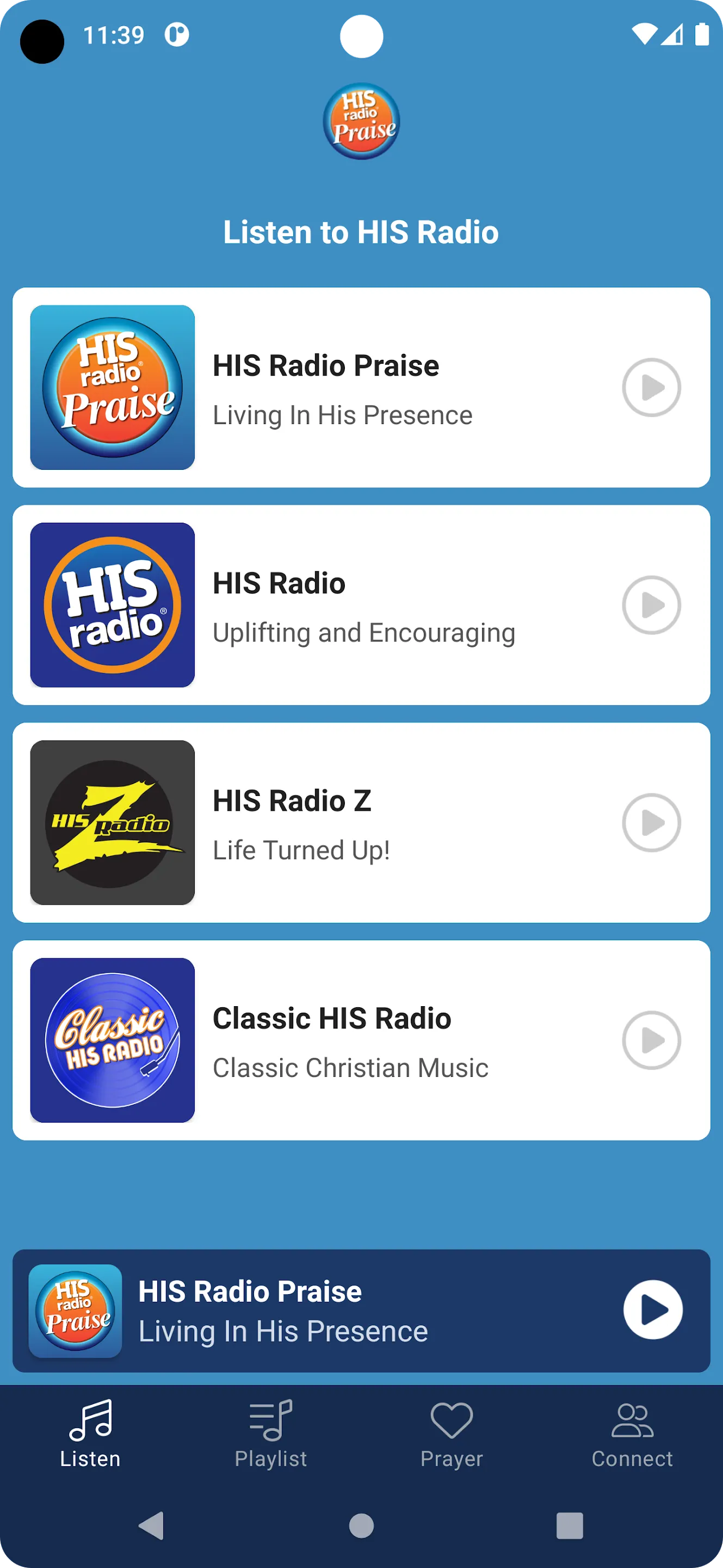 HIS Radio Praise | Indus Appstore | Screenshot