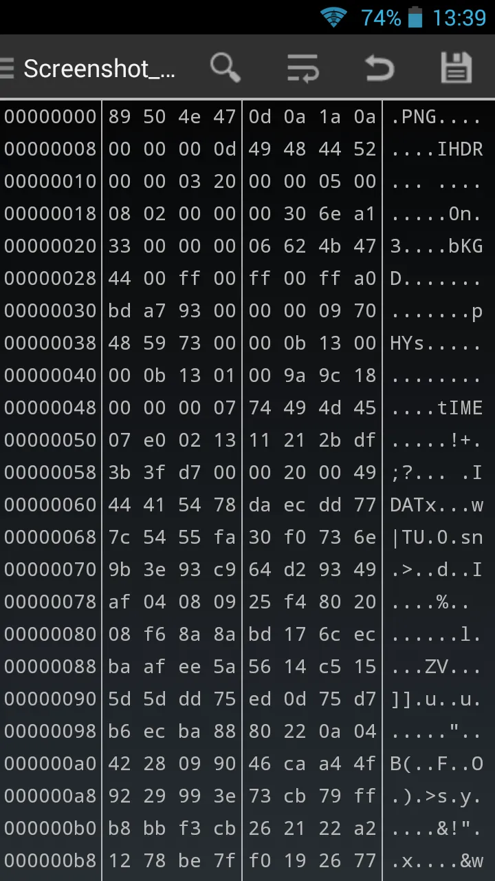 HEX Editor | Indus Appstore | Screenshot