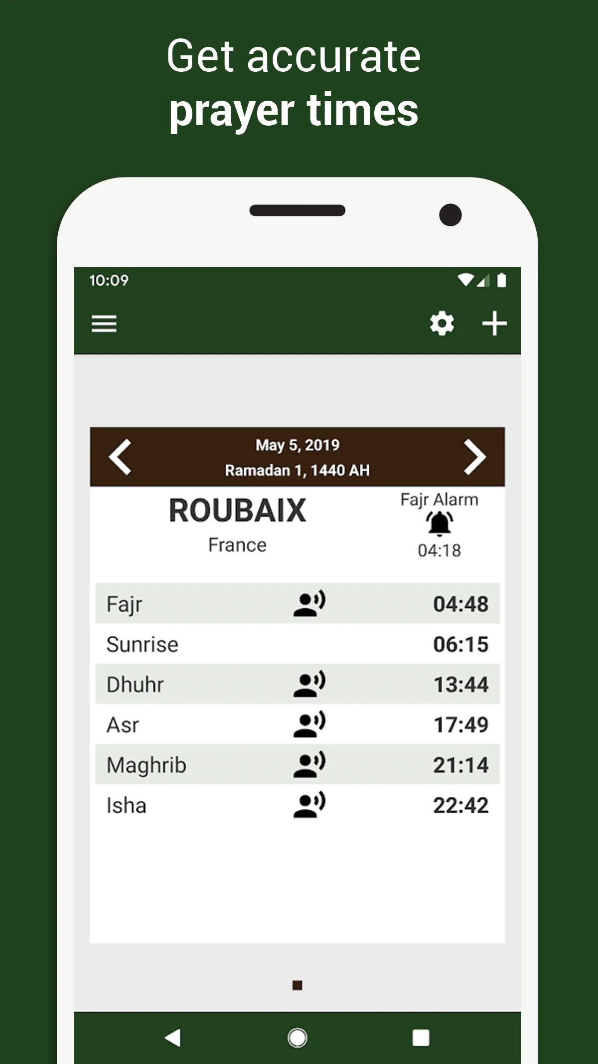 Prayer times: Qibla & Azan | Indus Appstore | Screenshot