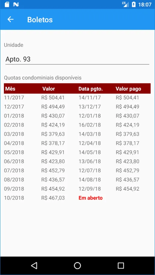 SIAC Condomínios | Indus Appstore | Screenshot