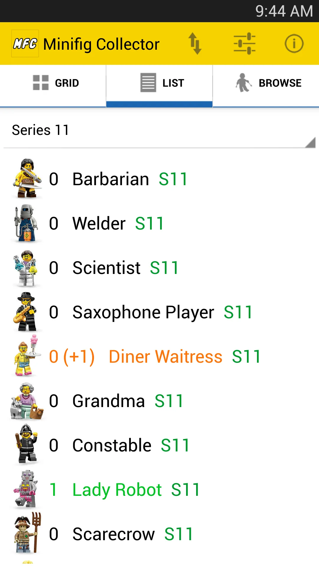 Minifig Collector for LEGO® | Indus Appstore | Screenshot