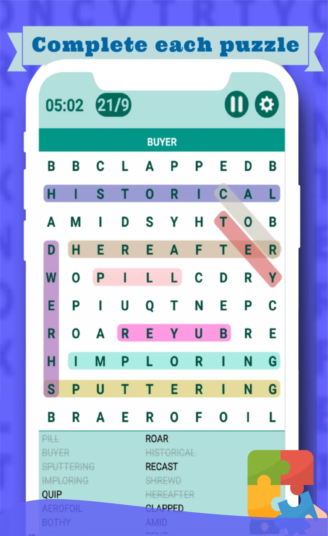 Word Search puzzle game 2023 | Indus Appstore | Screenshot