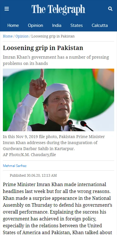 The Telegraph | Indus Appstore | Screenshot