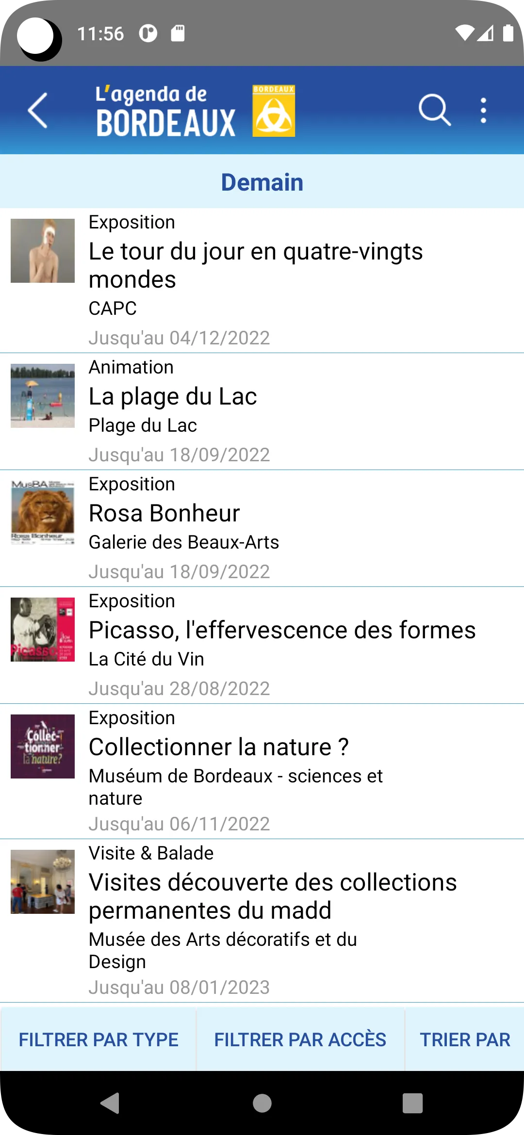 Bordeaux Agenda | Indus Appstore | Screenshot