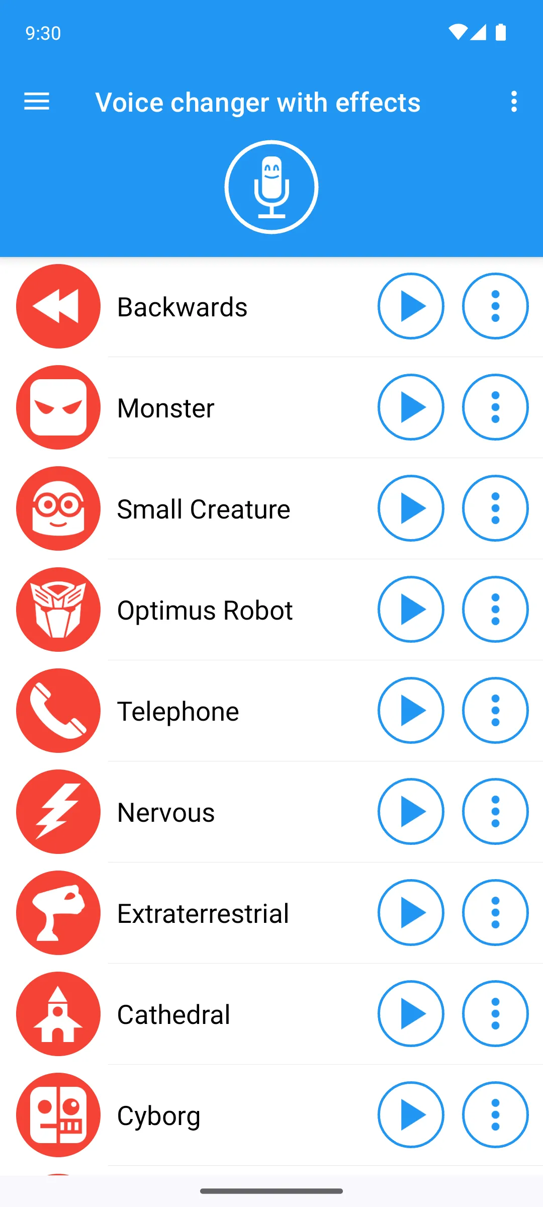 Voice changer with effects | Indus Appstore | Screenshot