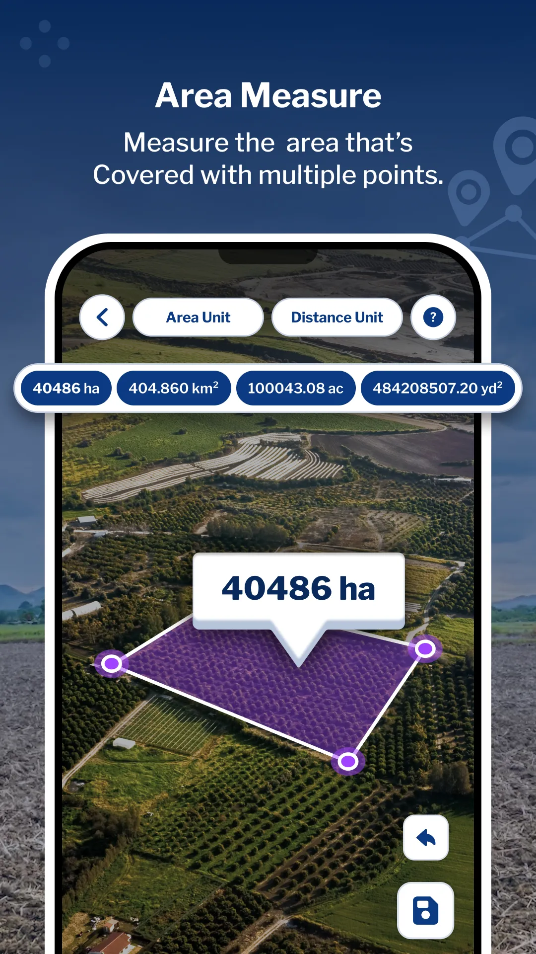 GPS Field Area Measure | Indus Appstore | Screenshot