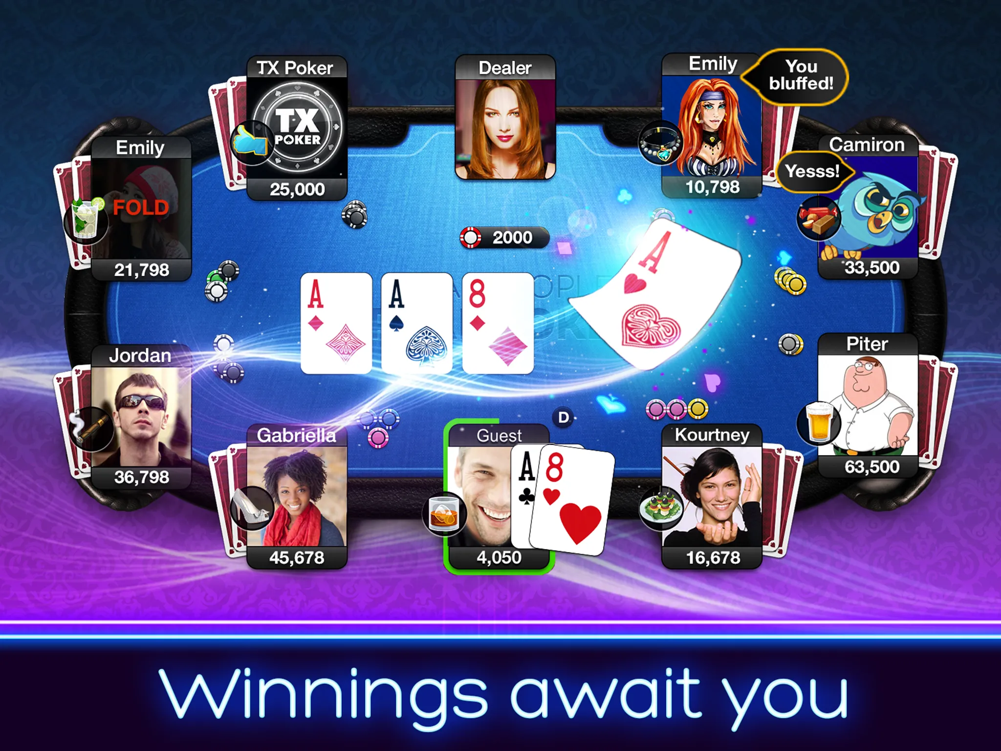 TX Poker - Texas Holdem Poker | Indus Appstore | Screenshot