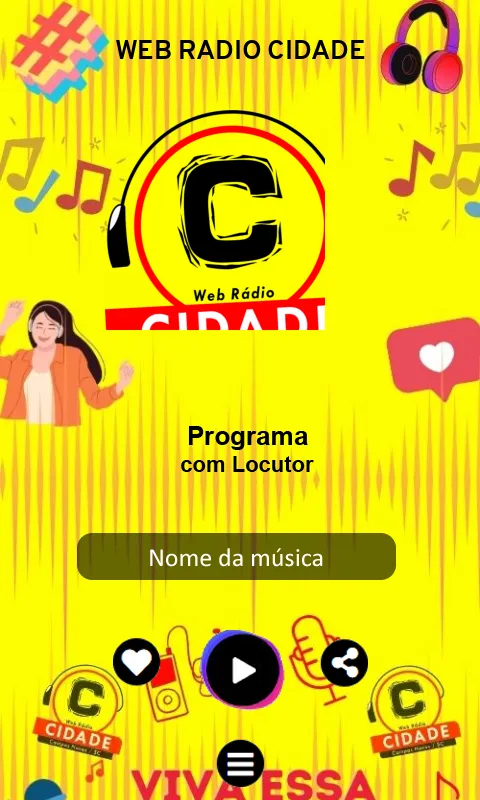 Web Radio Cidade | Indus Appstore | Screenshot