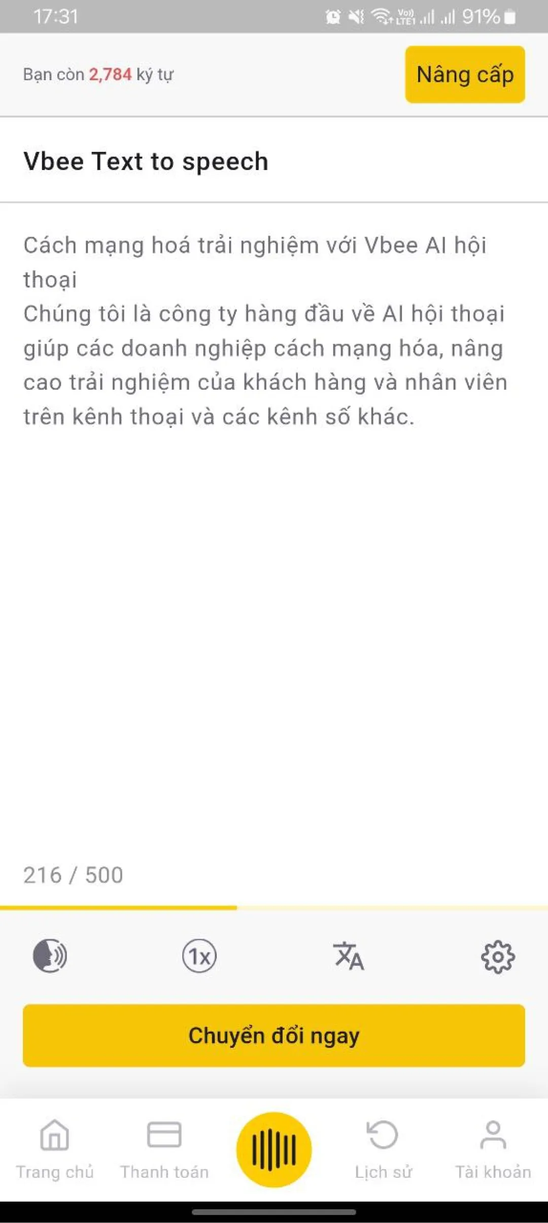 Vbee Text To Speech | Indus Appstore | Screenshot