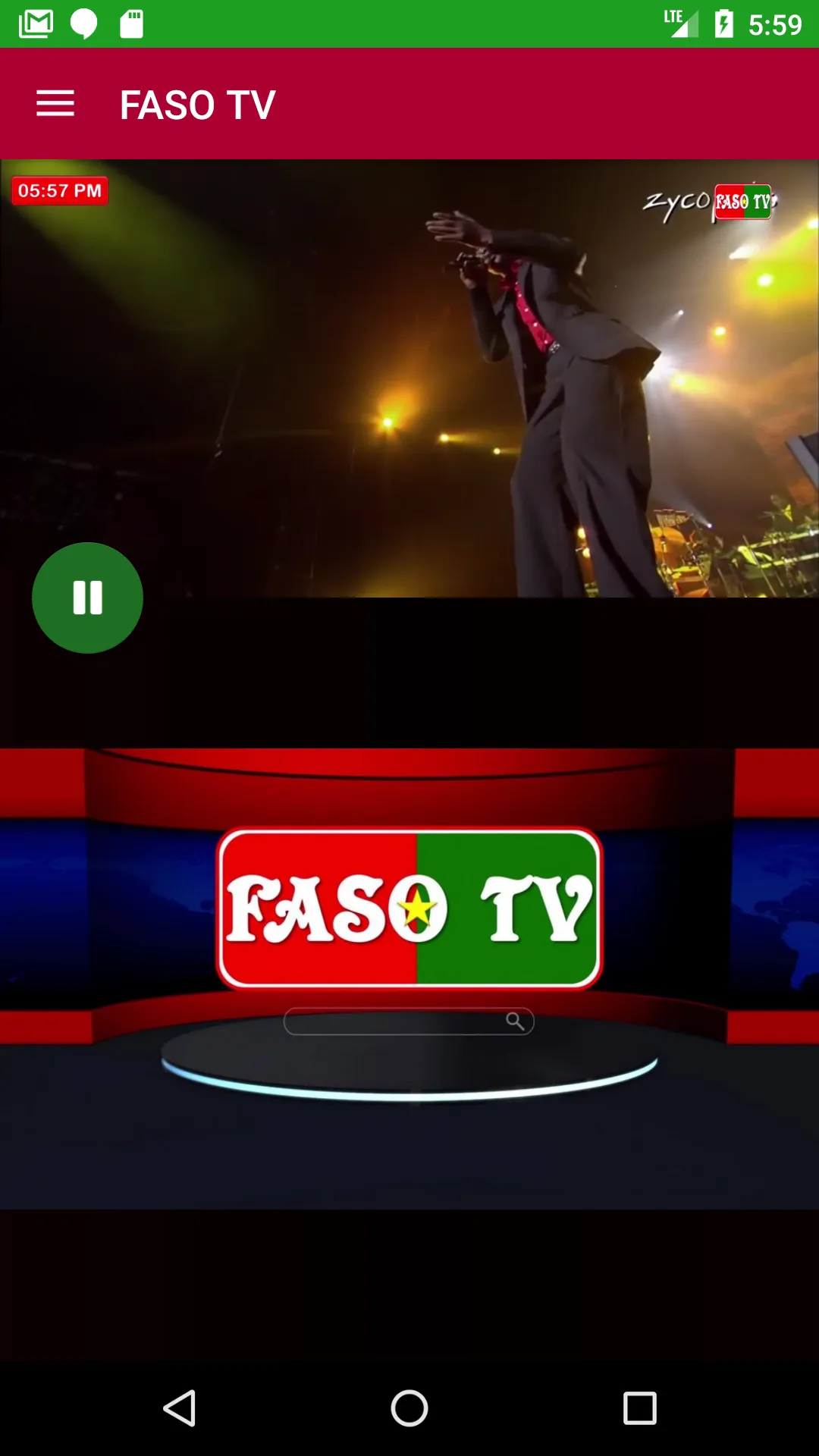 FASO TV | Indus Appstore | Screenshot