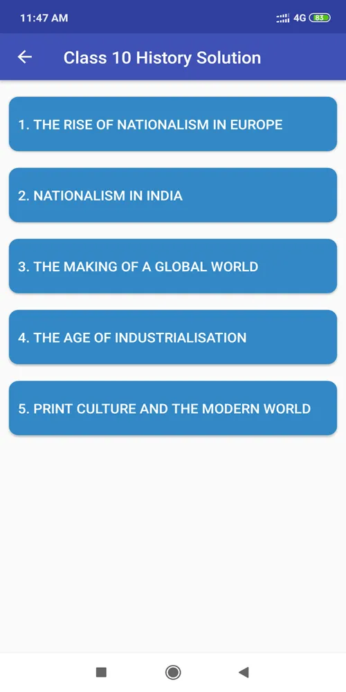 10 History NCERT Solution | Indus Appstore | Screenshot