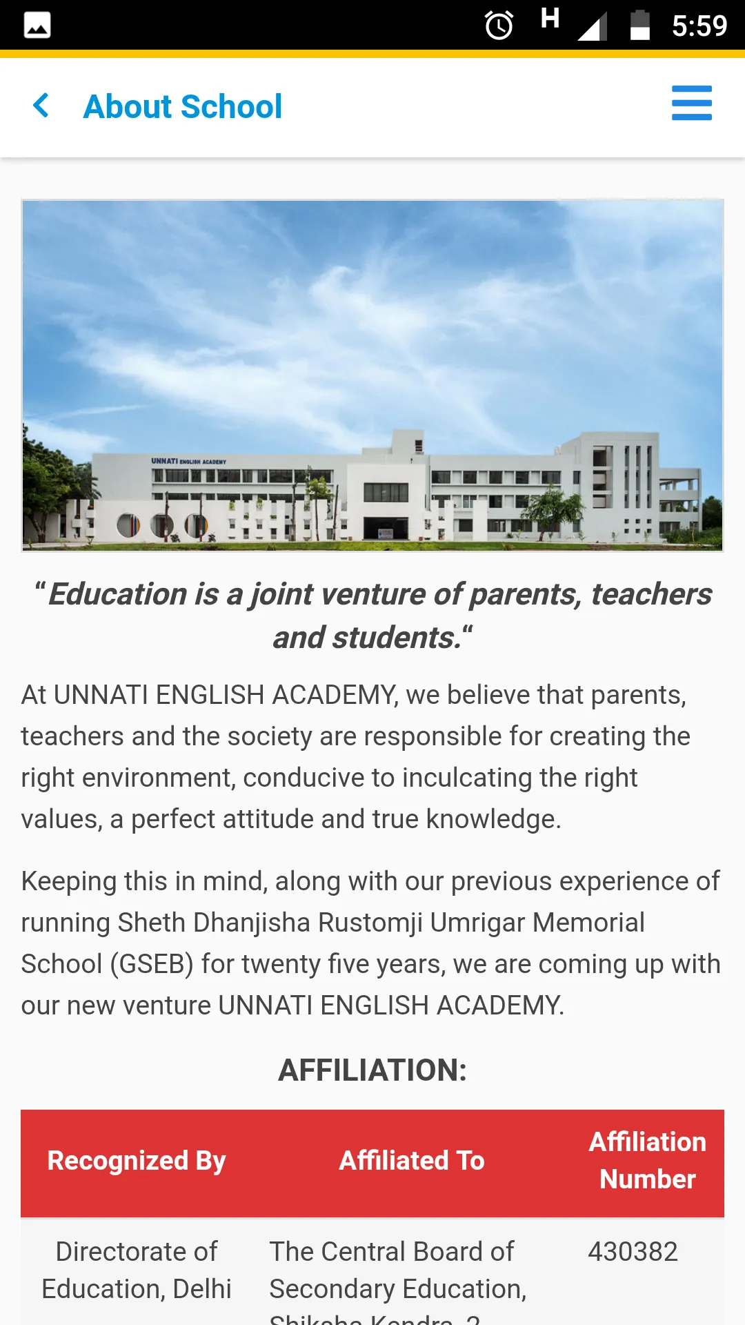 Unnati English Academy | Indus Appstore | Screenshot