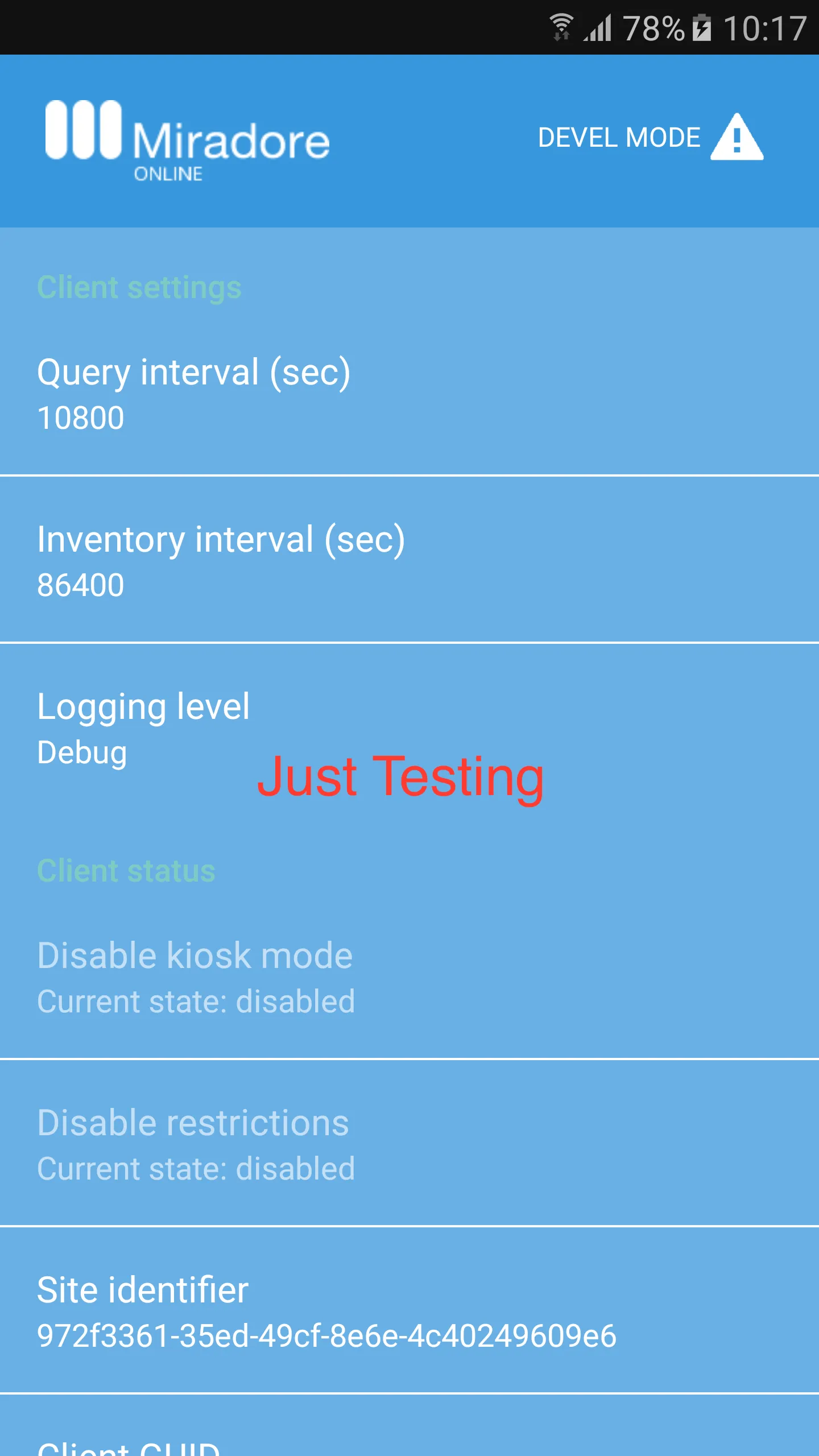 DCMGlobal testing | Indus Appstore | Screenshot