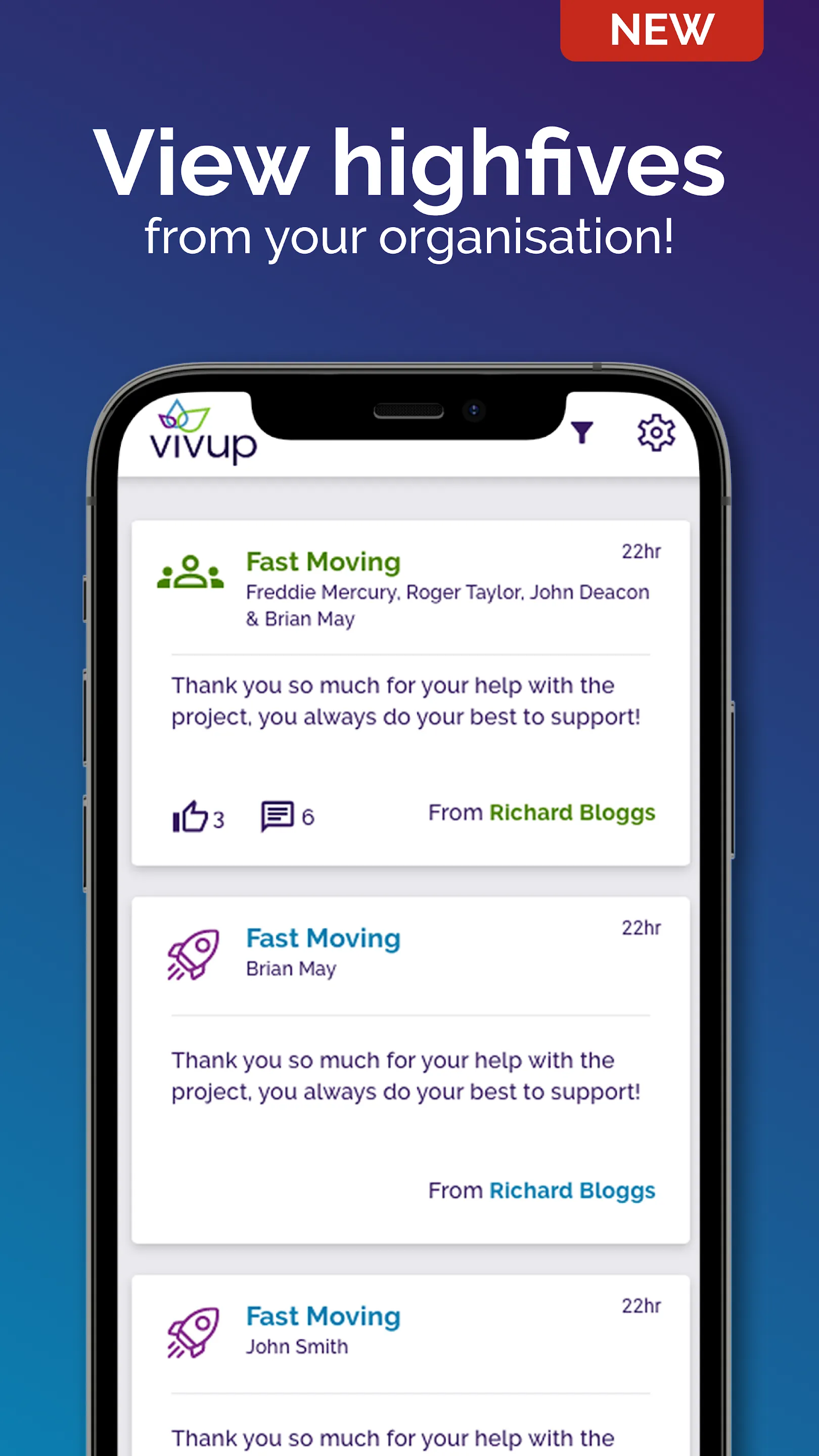 Vivup highfive recognition | Indus Appstore | Screenshot