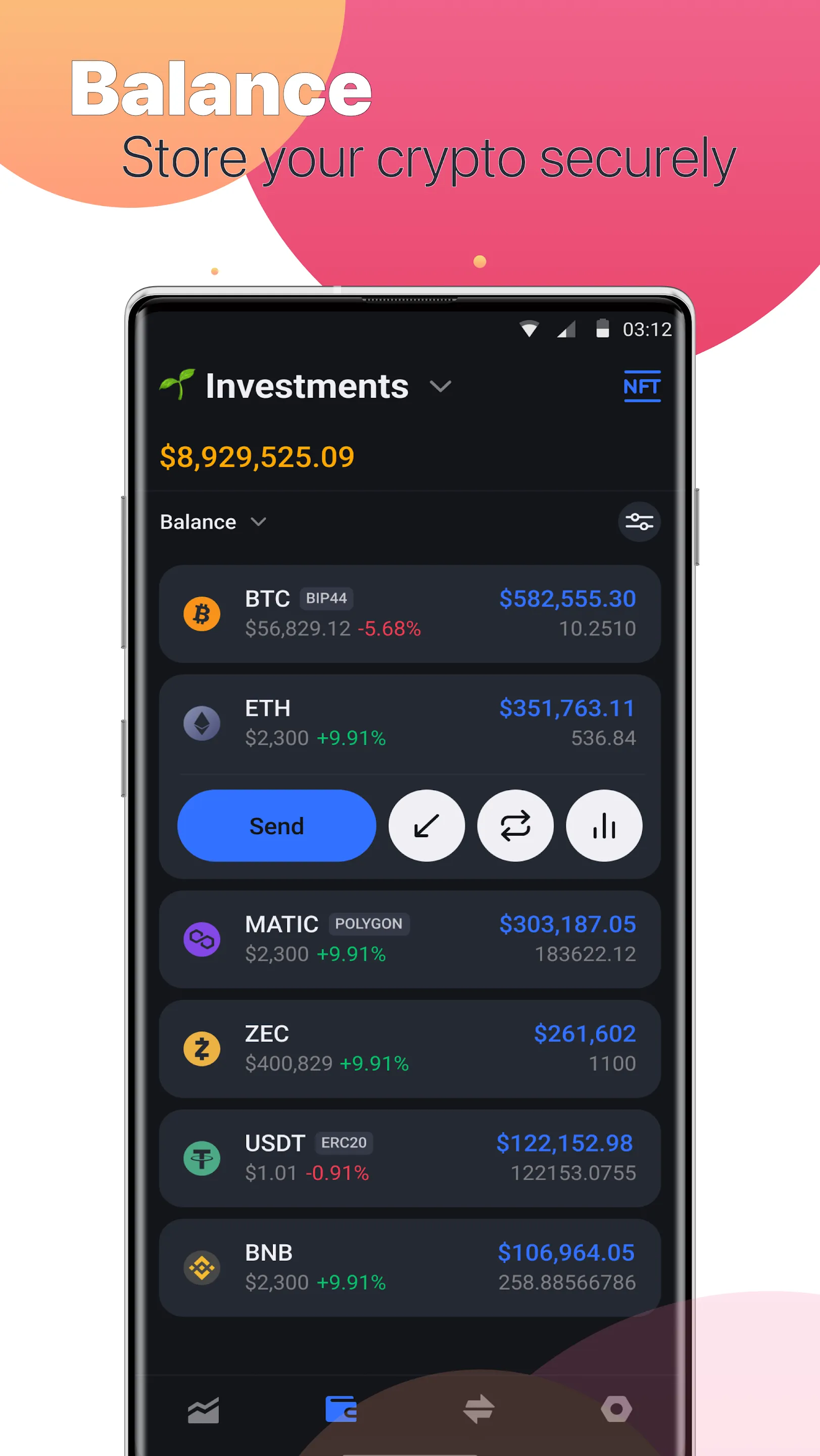 Blockchain Wallet: NFT Market | Indus Appstore | Screenshot