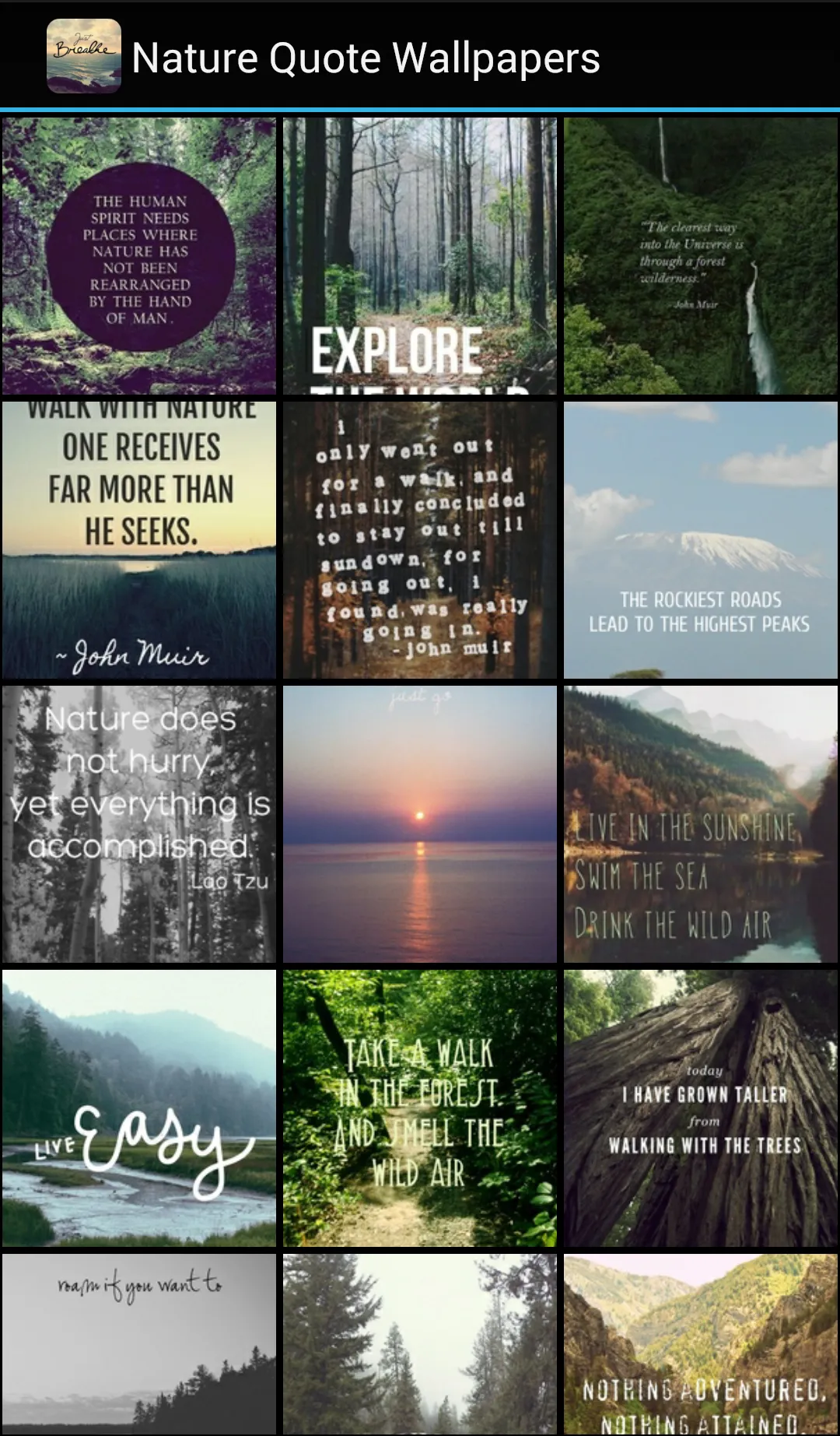 Nature Quote Wallpapers | Indus Appstore | Screenshot