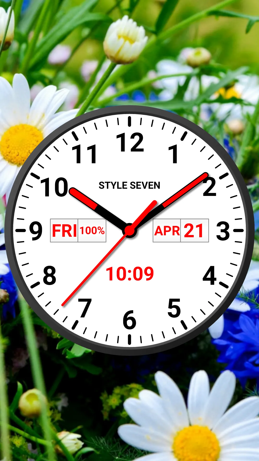 Analog Clock Widget Plus-7 | Indus Appstore | Screenshot