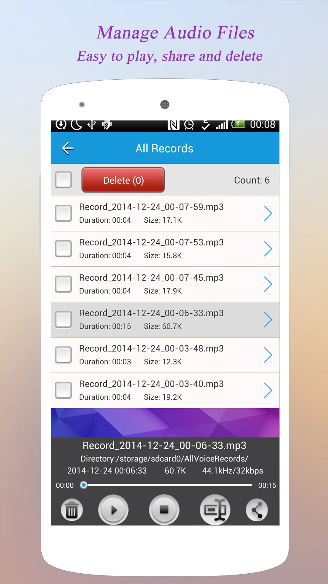 Super Voice Recorder | Indus Appstore | Screenshot