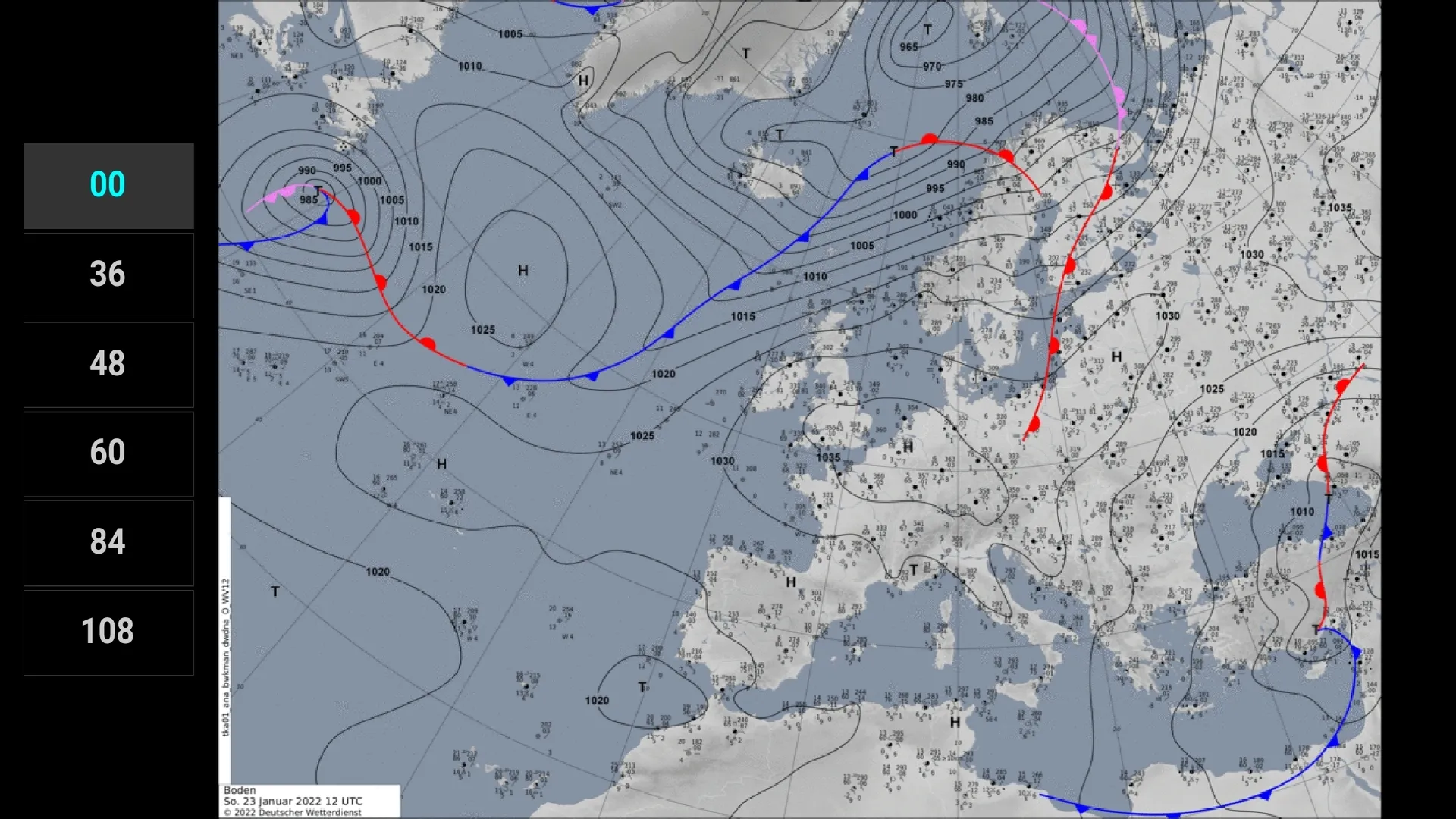 PG Surface Pressure Charts EU | Indus Appstore | Screenshot