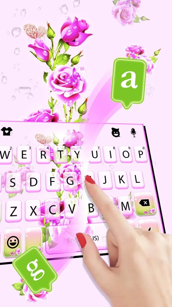 Pink Flowers Theme | Indus Appstore | Screenshot