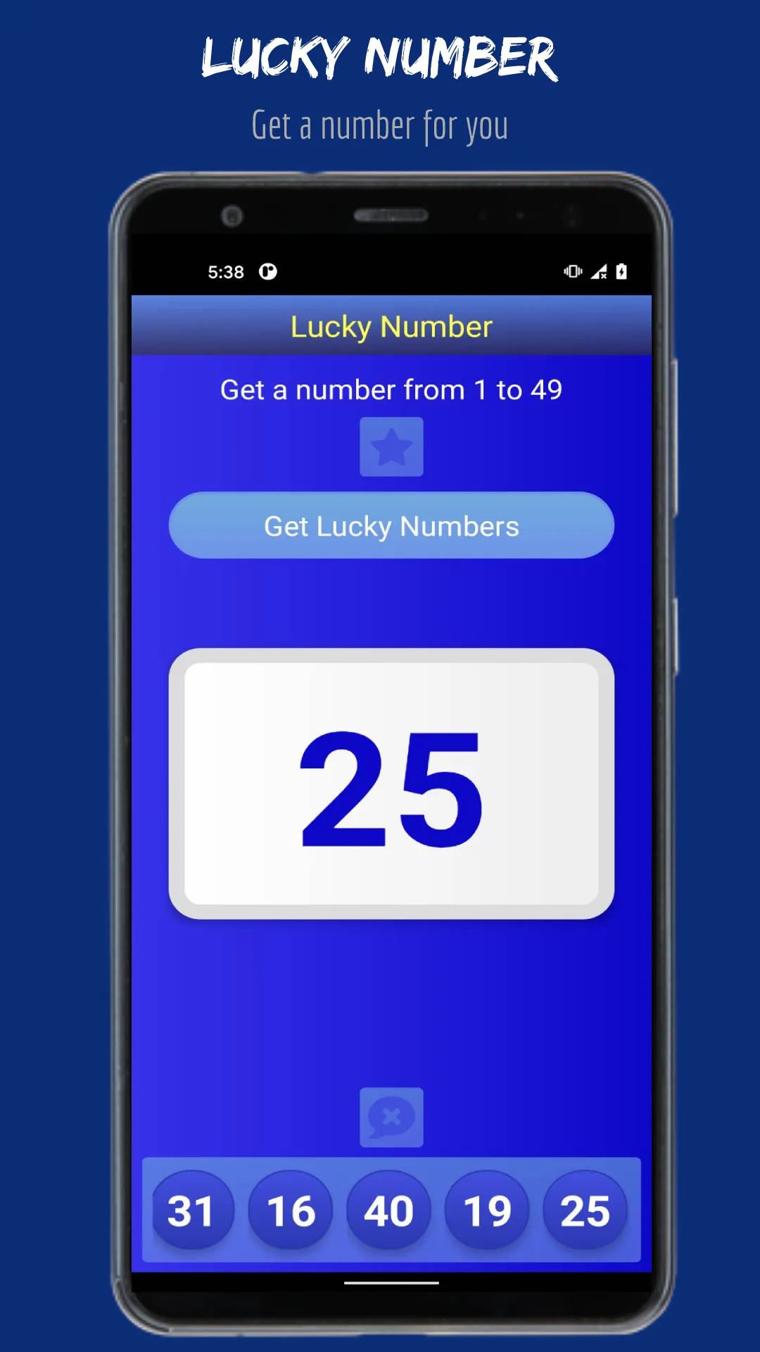 Lucky Numbers | Indus Appstore | Screenshot