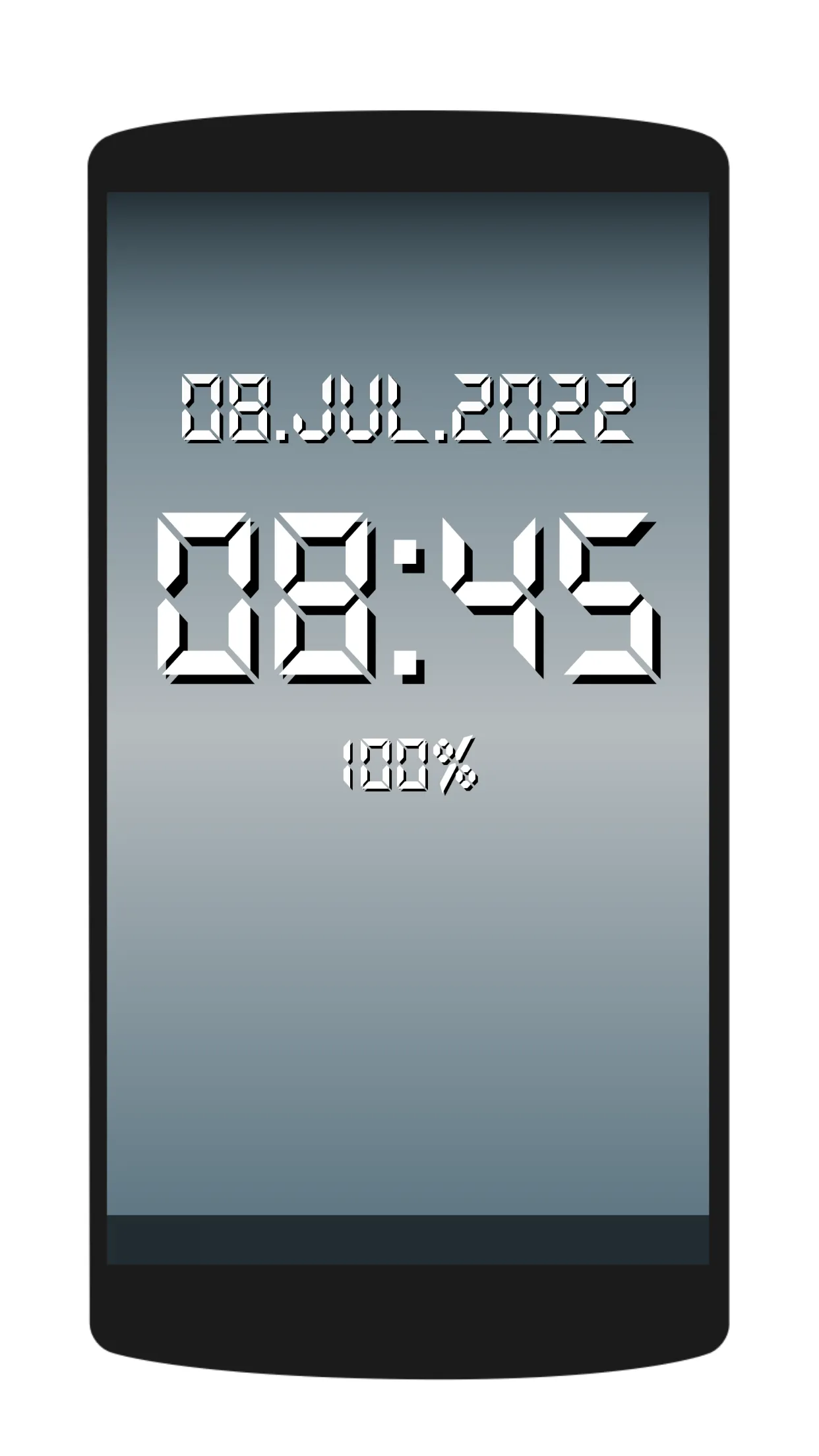 Digital Clock Live Wallpaper | Indus Appstore | Screenshot