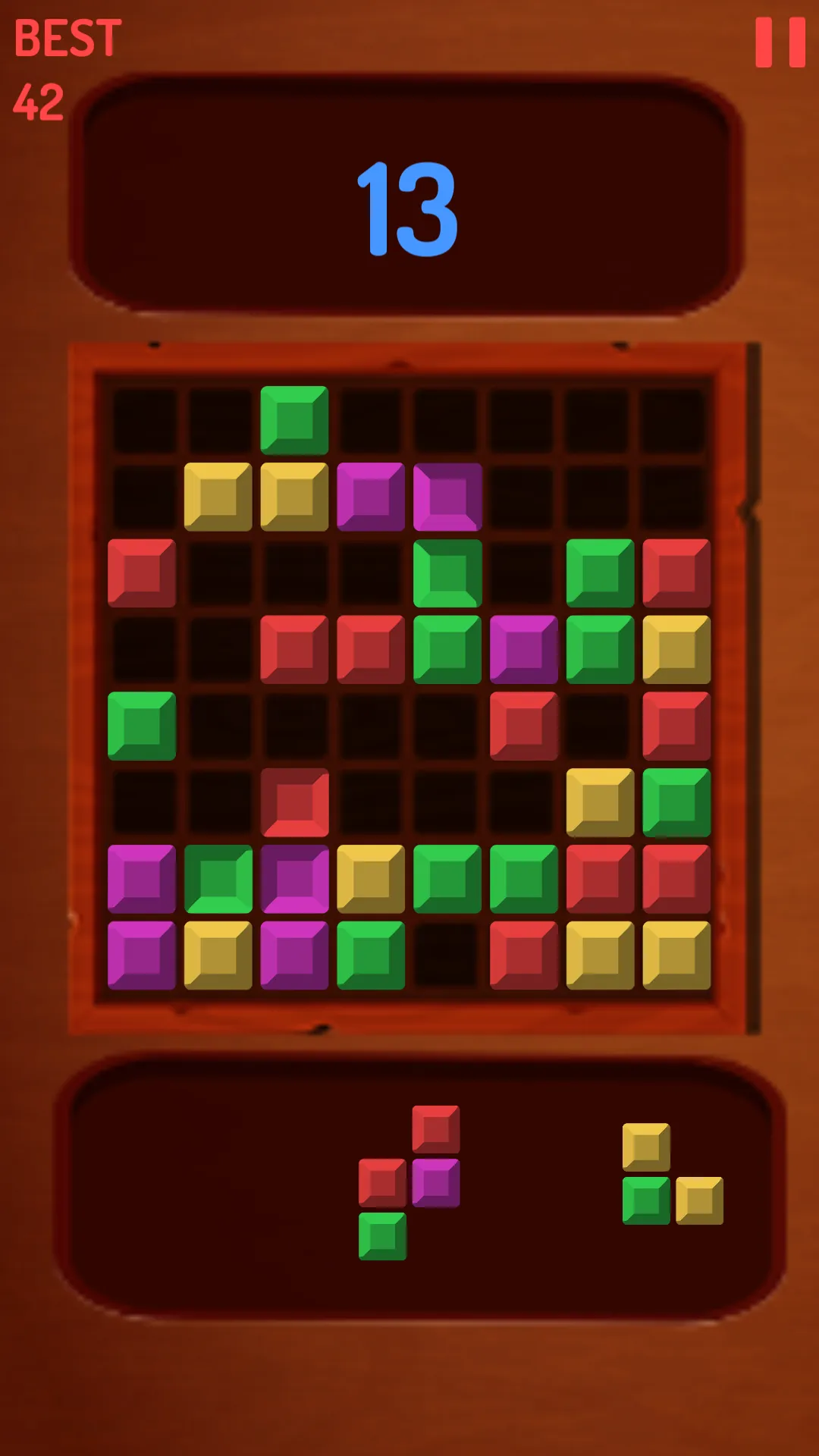 Wooden Block Puzzle - Classic  | Indus Appstore | Screenshot