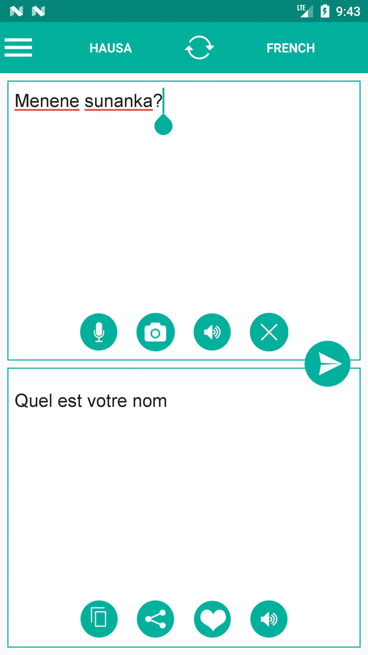 Hausa French Translator | Indus Appstore | Screenshot