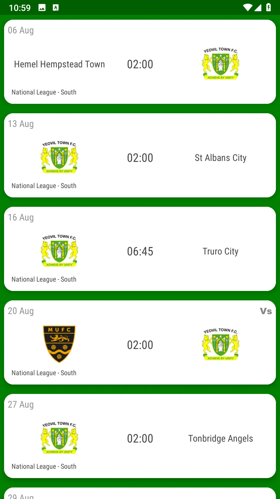 Yeovil Town Fan App | Indus Appstore | Screenshot