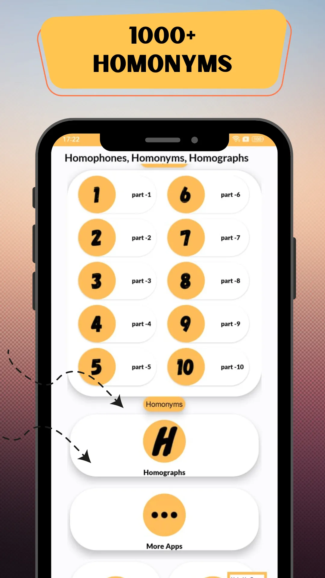 Homophones & Homonyms app | Indus Appstore | Screenshot