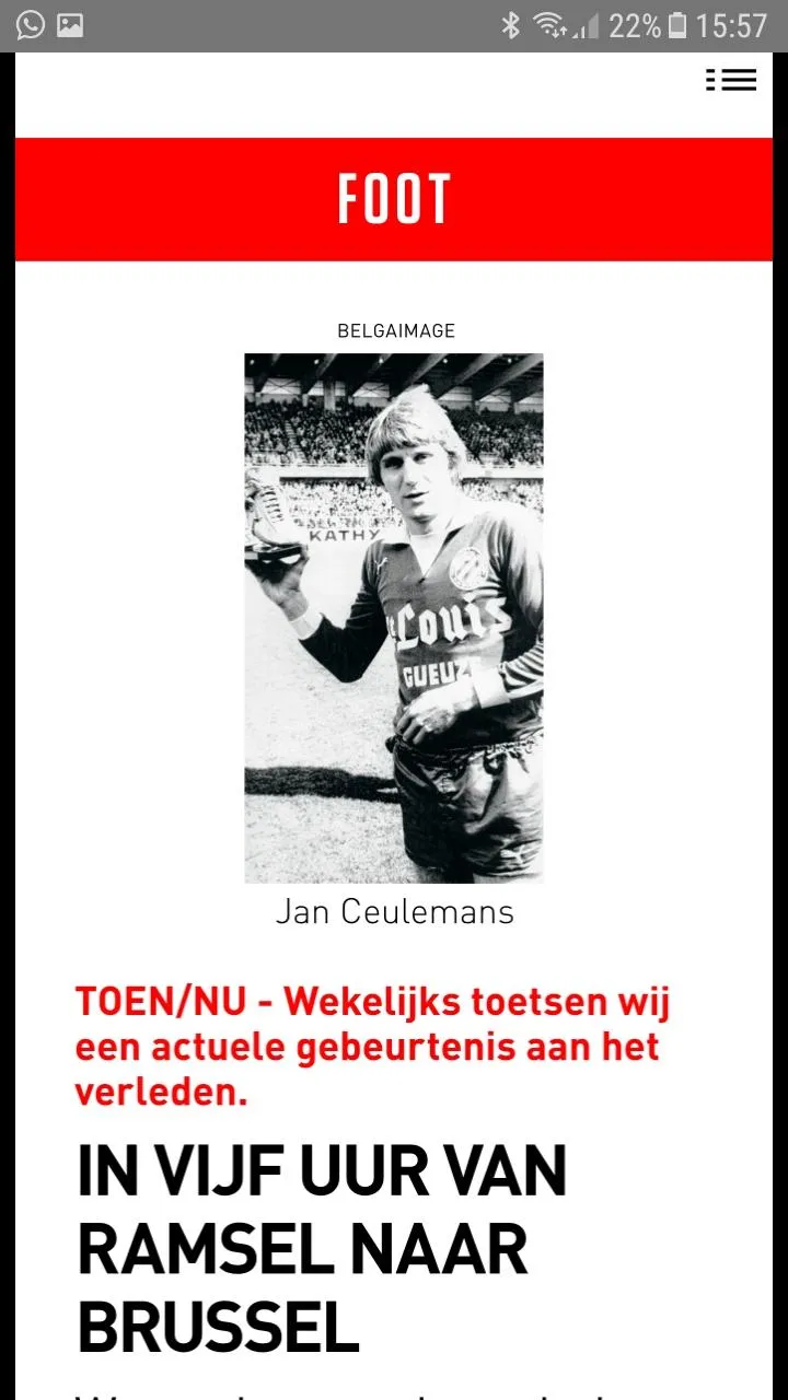 Sport/Voetbalmagazine | Indus Appstore | Screenshot