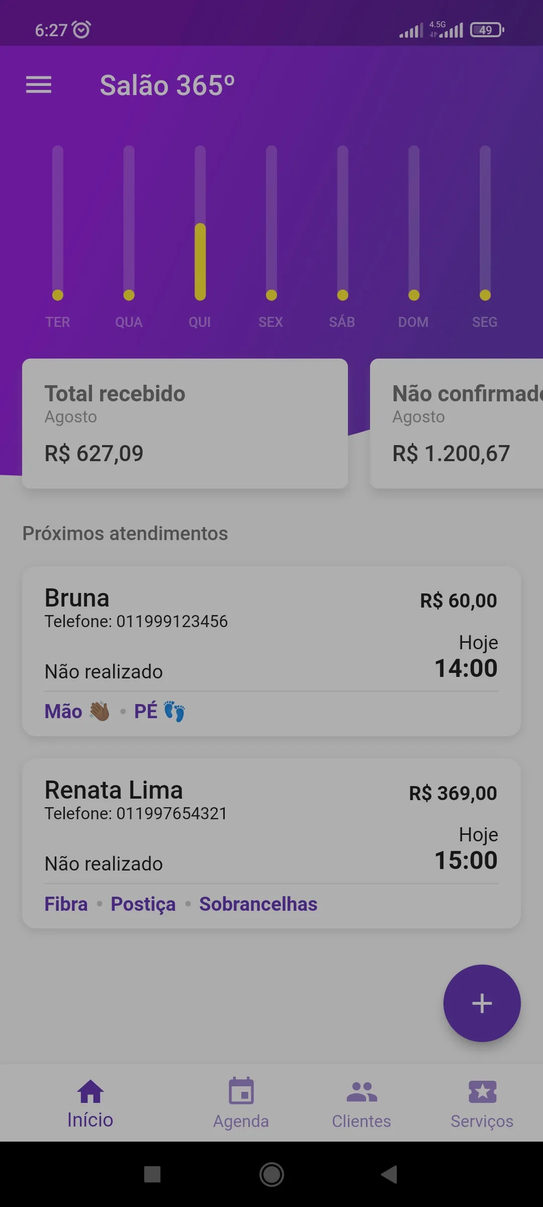 Sistema de Gestão para Salão | Indus Appstore | Screenshot