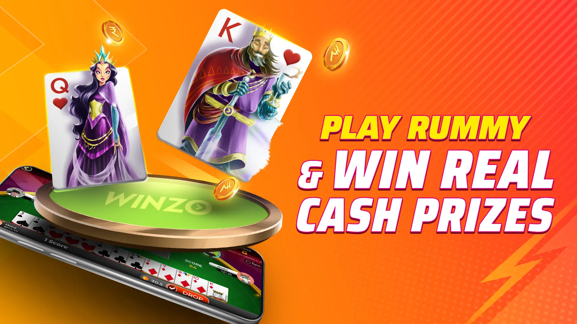 WinZO Rummy: Rummy Cash Game | Indus Appstore | Screenshot