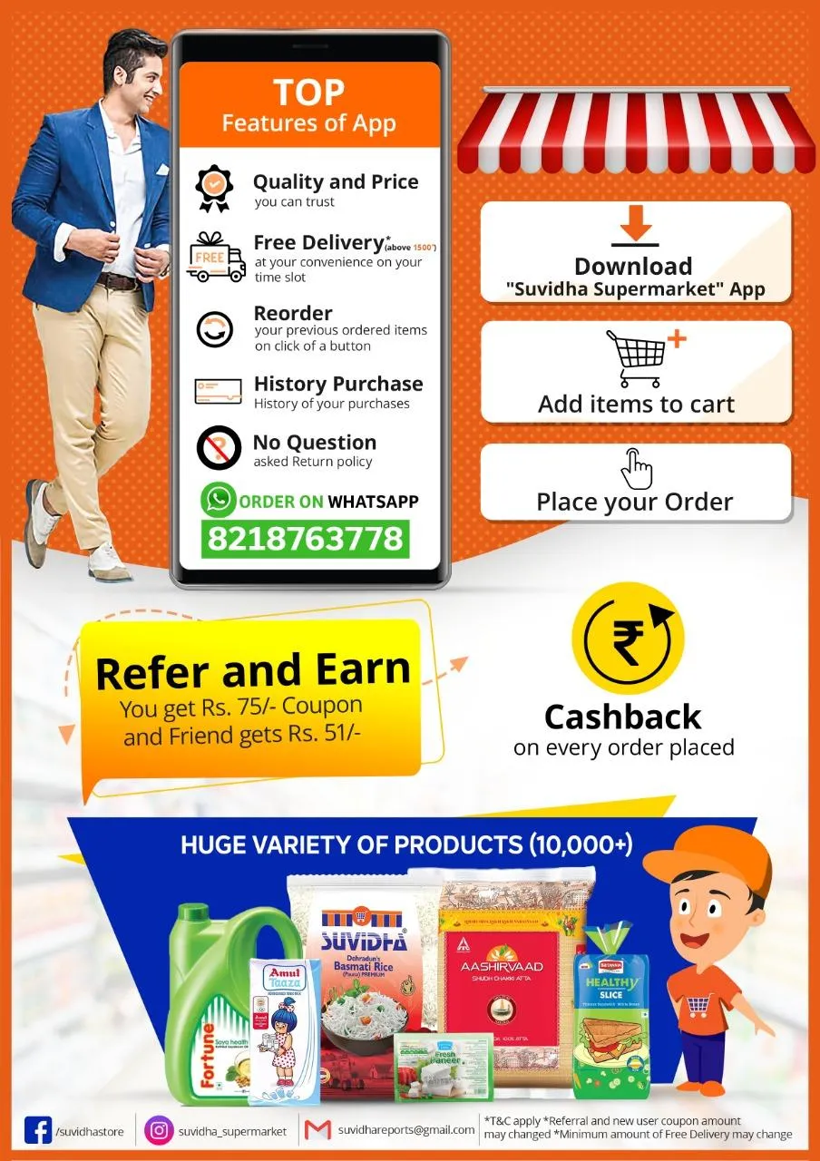 Suvidha Supermarket GroceryApp | Indus Appstore | Screenshot