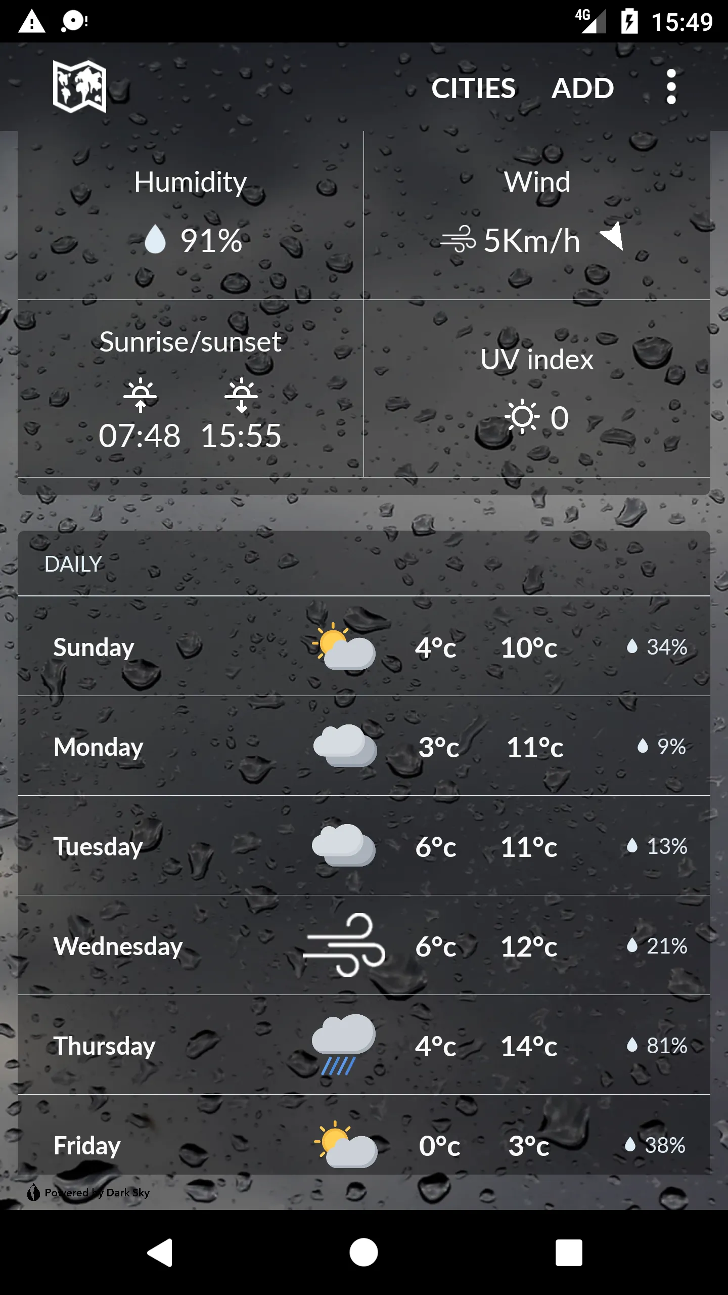 United Kingdom Weather | Indus Appstore | Screenshot