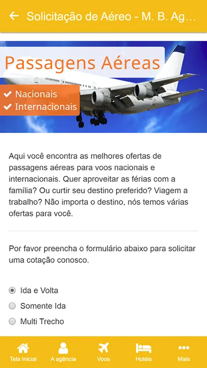 M. B. Agência de Viagens e Tur | Indus Appstore | Screenshot