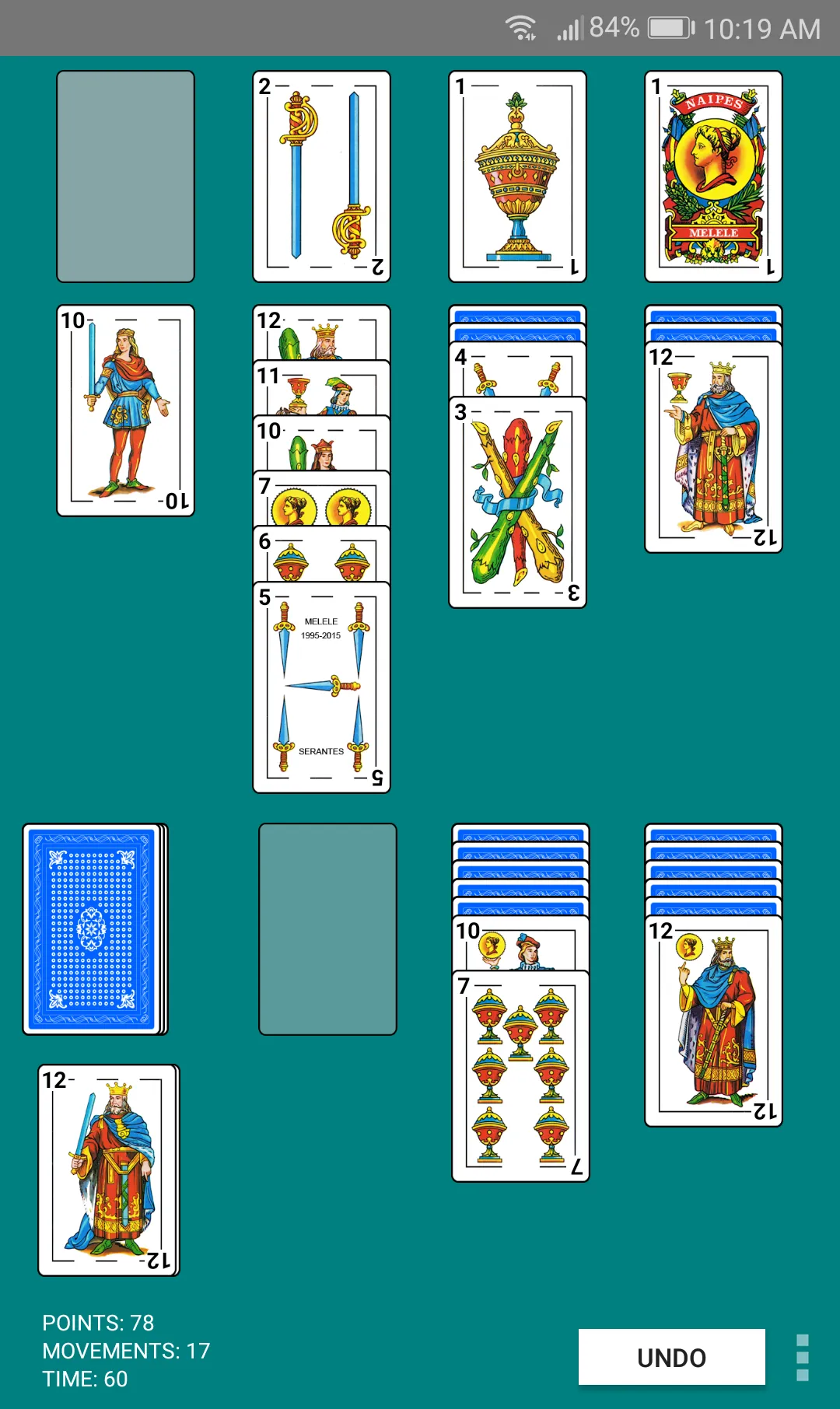 Spanish Solitaire | Indus Appstore | Screenshot