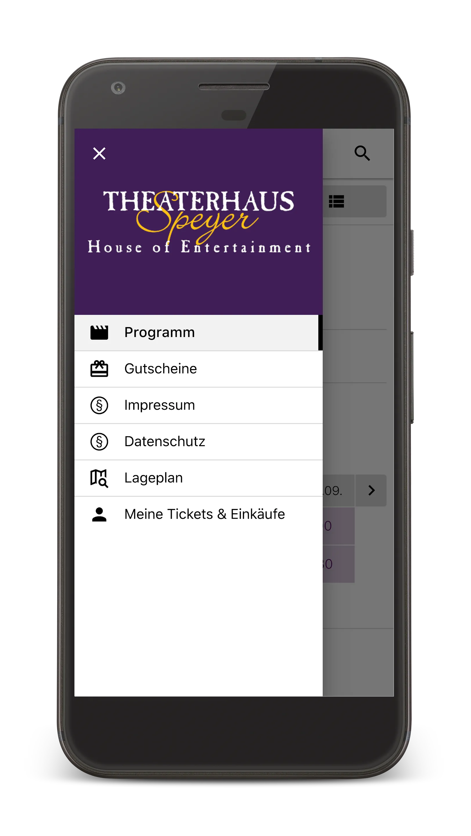 Kinocenter Theaterhaus Speyer | Indus Appstore | Screenshot