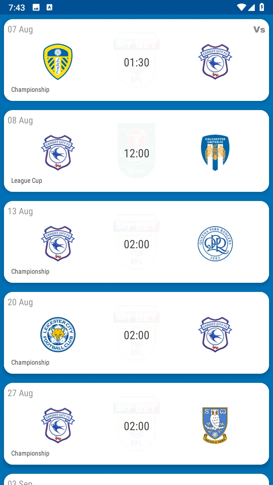 Cardiff City Fan App | Indus Appstore | Screenshot