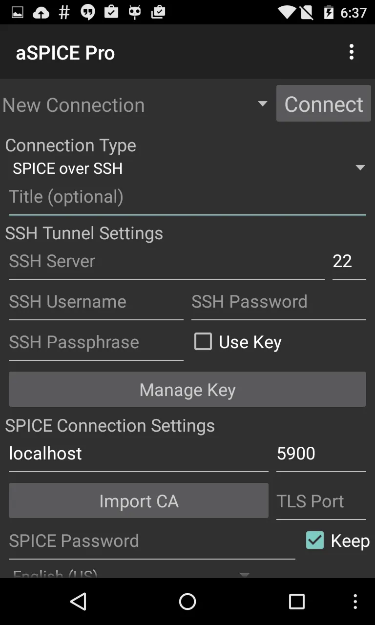 aSPICE: Secure SPICE Client | Indus Appstore | Screenshot