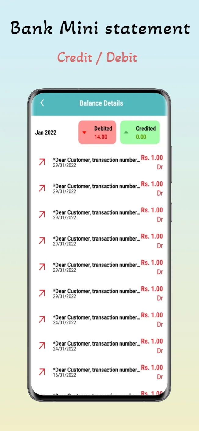 Bank Passbook Mini Statement | Indus Appstore | Screenshot