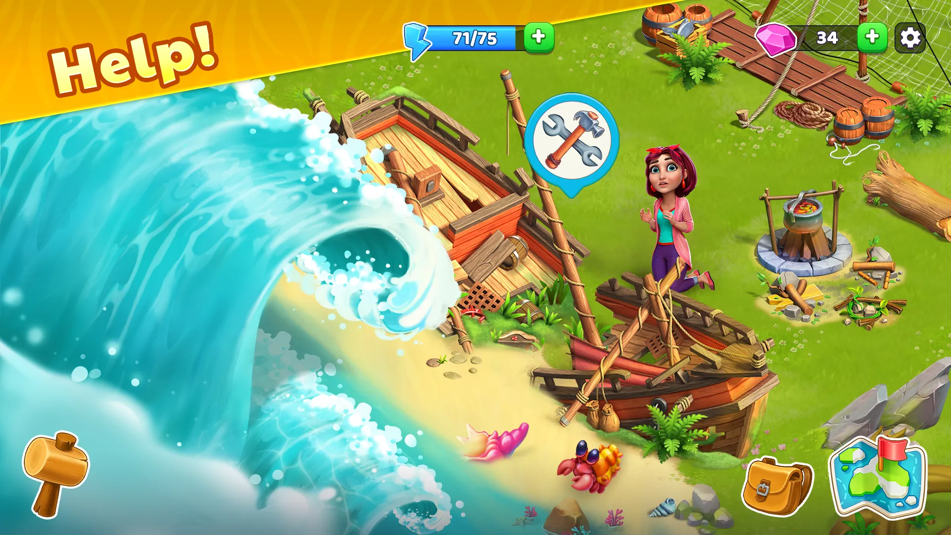 Bermuda Adventures Farm Island | Indus Appstore | Screenshot