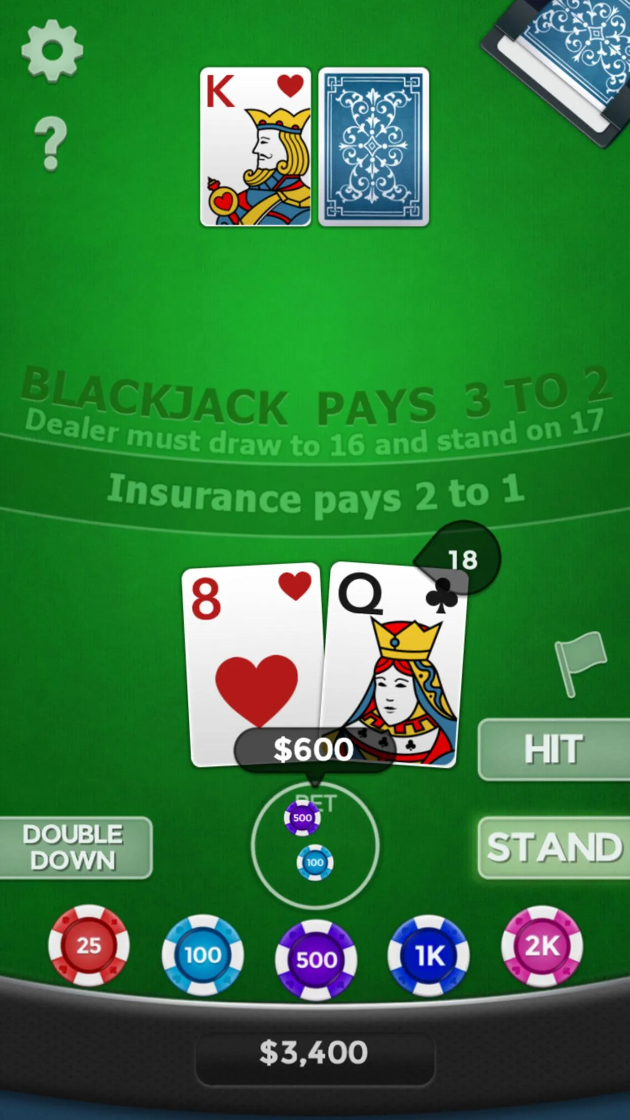 Blackjack 21 | Indus Appstore | Screenshot