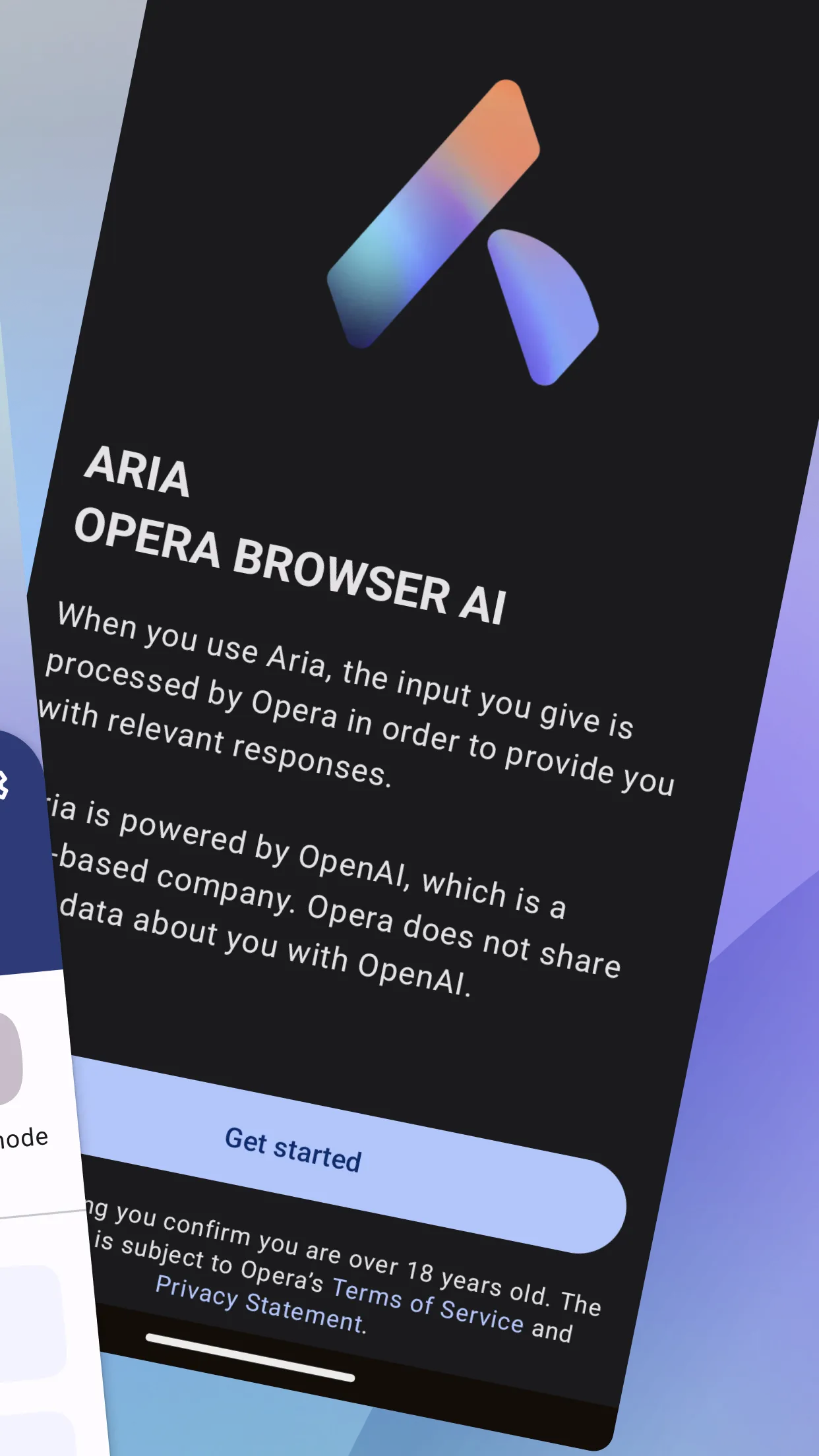 Opera browser with AI & VPN | Indus Appstore | Screenshot